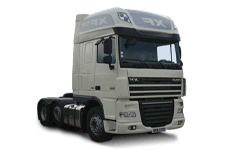 Car Hire Petersfield - 44 Tonne Sleeper Truck - Truck hire Petersfield